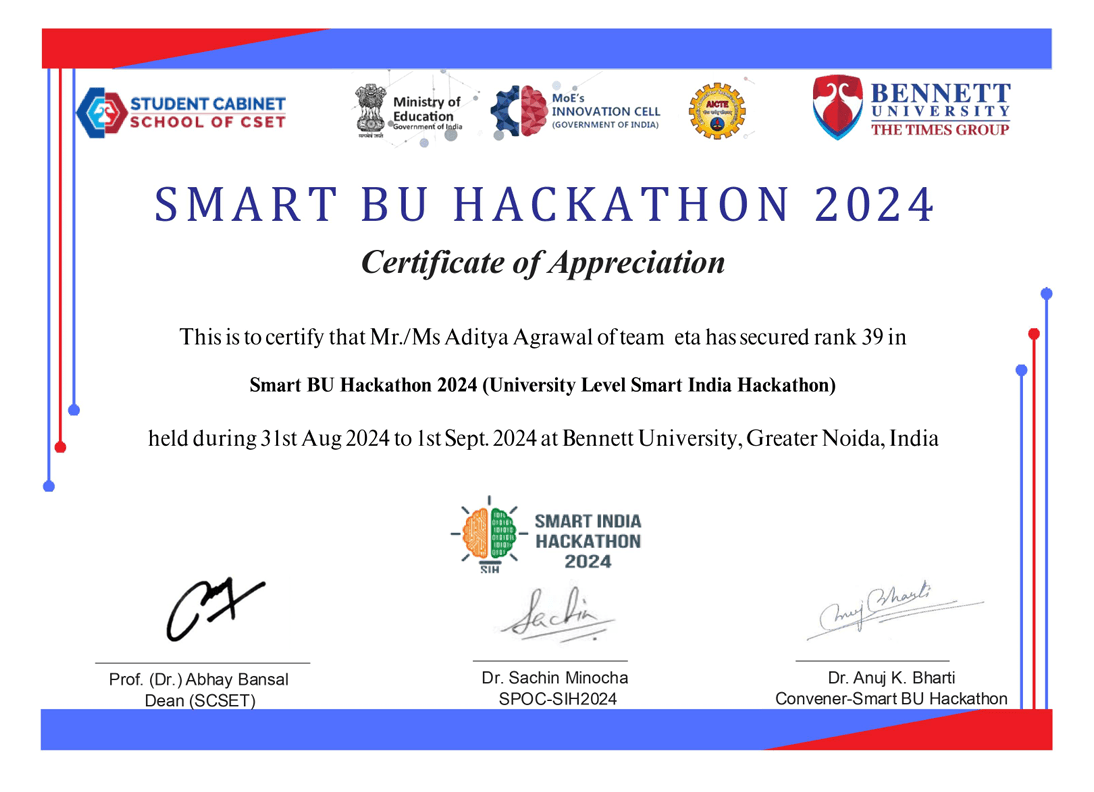 Smart India Hackathon (SIH)