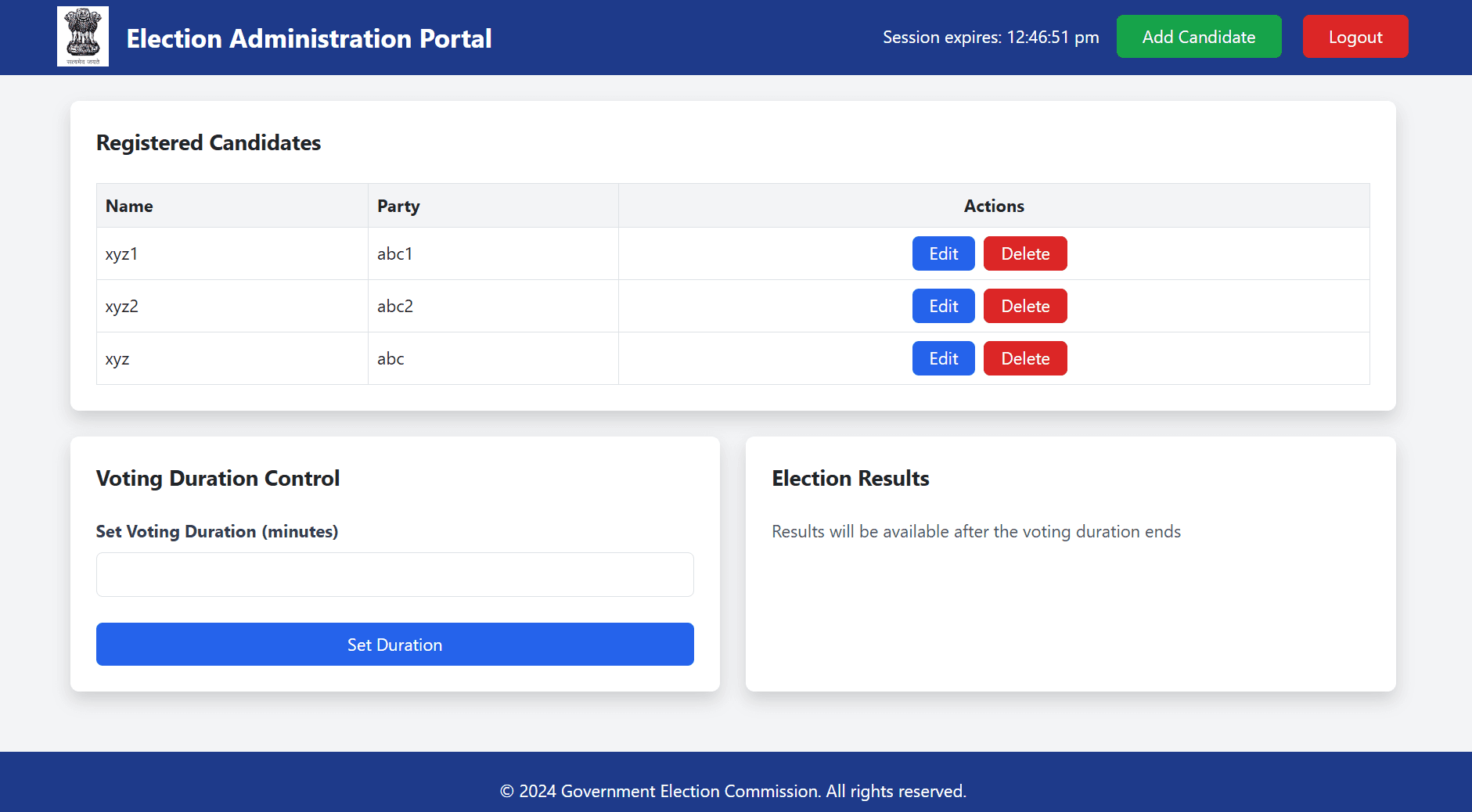 Voting System